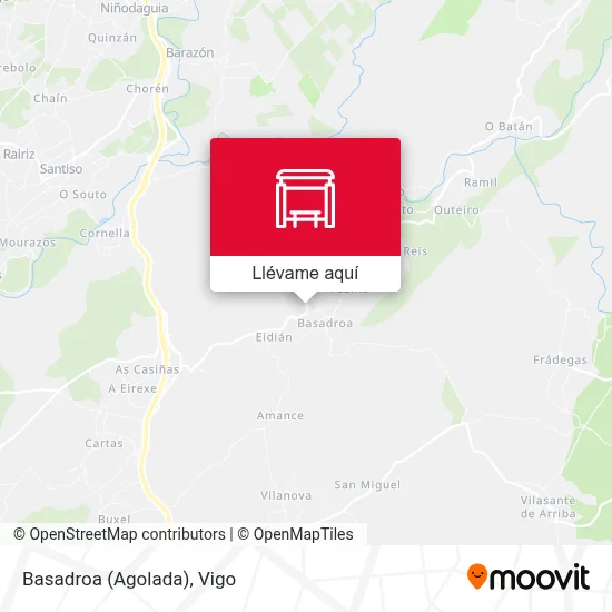 Mapa Basadroa (Agolada)