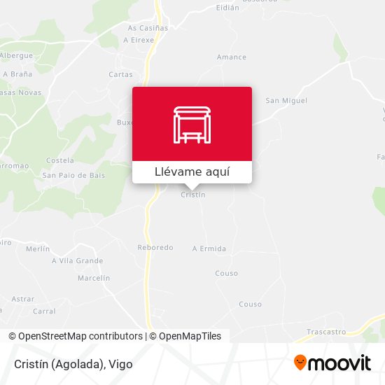 Mapa Cristín (Agolada)