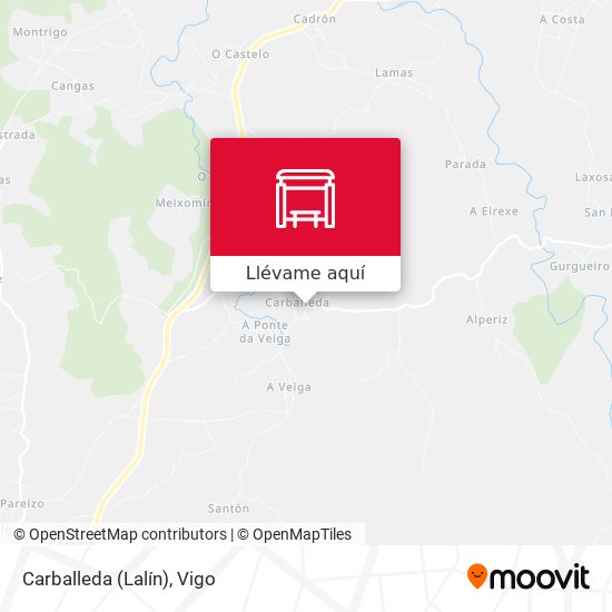 Mapa Carballeda (Lalín)