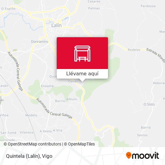 Mapa Quintela (Lalín)