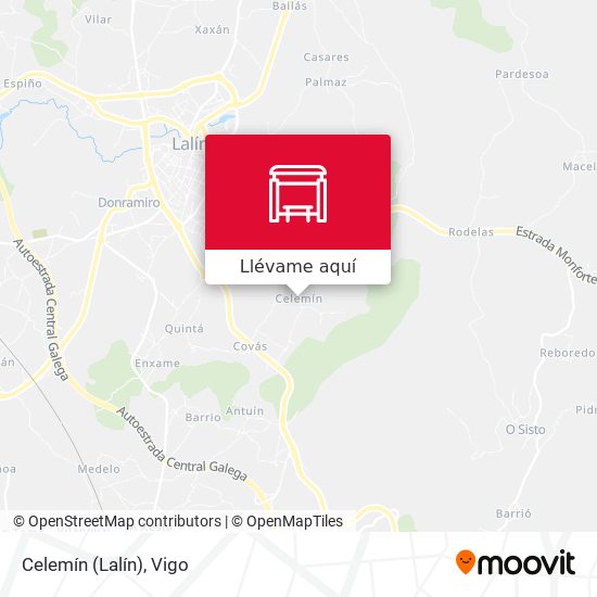 Mapa Celemín (Lalín)