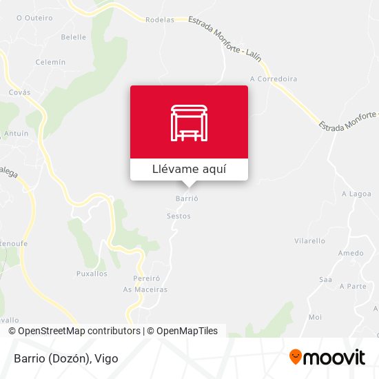 Mapa Barrio (Dozón)