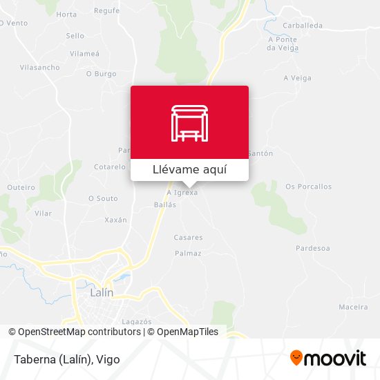 Mapa Taberna (Lalín)