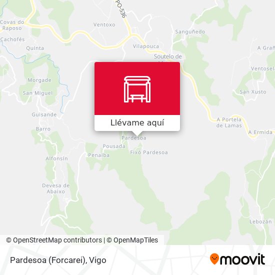 Mapa Pardesoa (Forcarei)