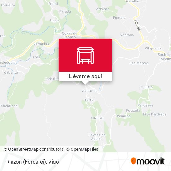 Mapa Riazón (Forcarei)