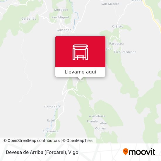 Mapa Devesa de Arriba (Forcarei)
