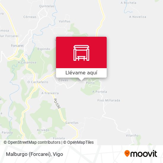 Mapa Malburgo (Forcarei)