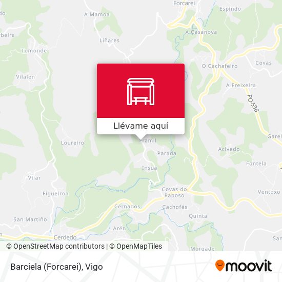 Mapa Barciela (Forcarei)
