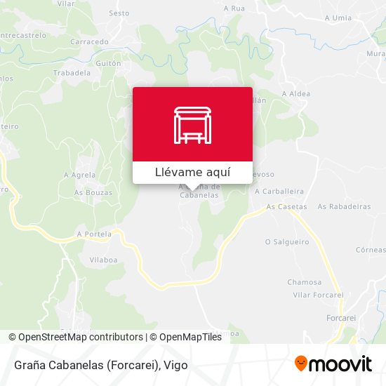 Mapa Graña Cabanelas (Forcarei)