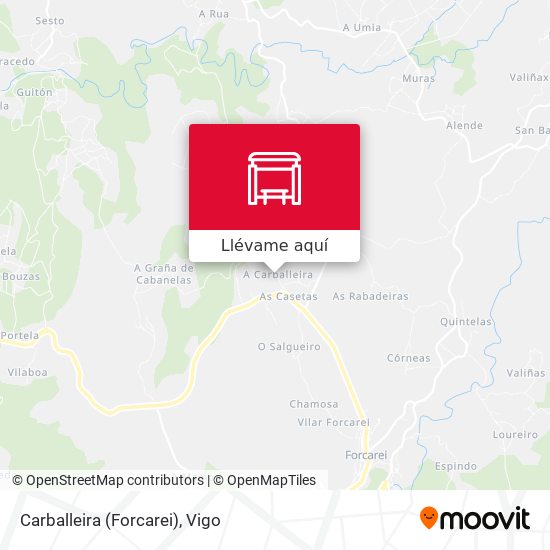 Mapa Carballeira (Forcarei)