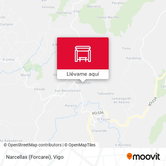 Mapa Narcellas (Forcarei)