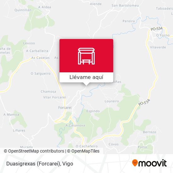 Mapa Duasigrexas (Forcarei)