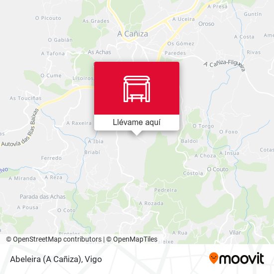 Mapa Abeleira (A Cañiza)