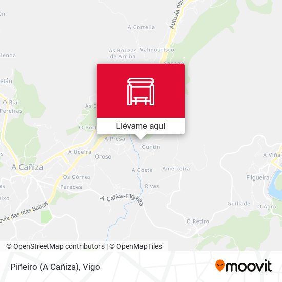 Mapa Piñeiro (A Cañiza)