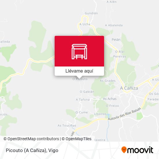 Mapa Picouto (A Cañiza)
