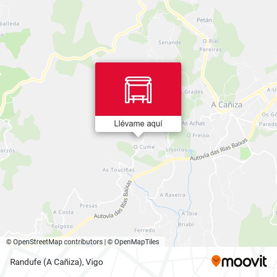 Mapa Randufe (A Cañiza)