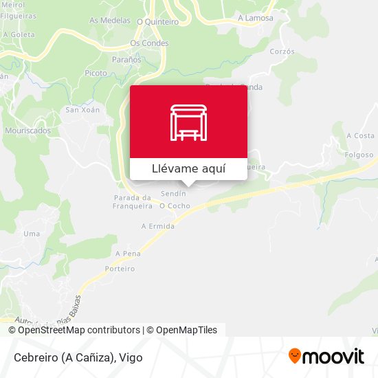 Mapa Cebreiro (A Cañiza)
