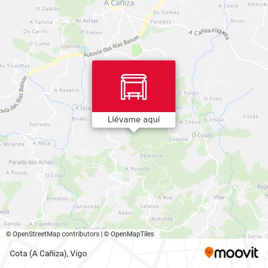 Mapa Cota (A Cañiza)