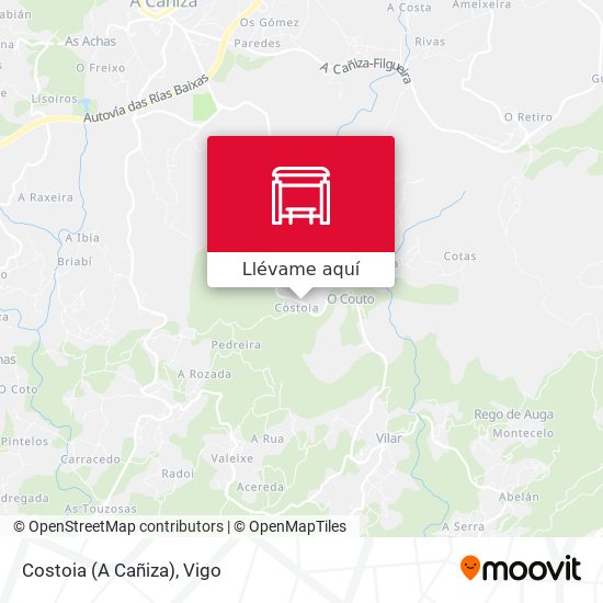 Mapa Costoia (A Cañiza)