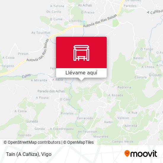 Mapa Taín (A Cañiza)
