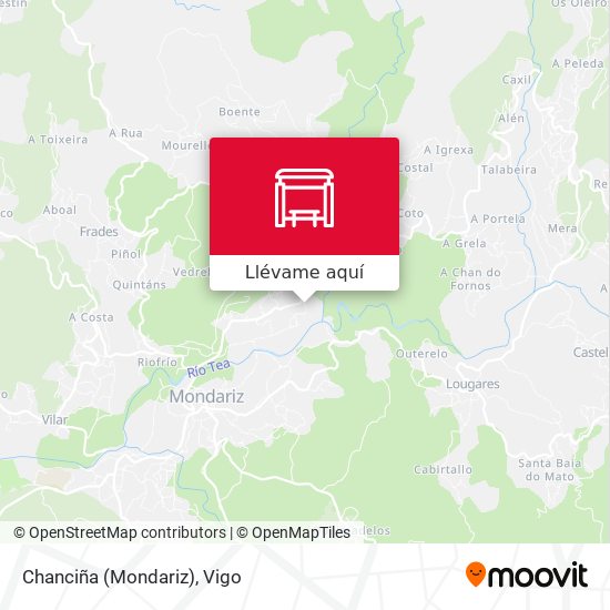 Mapa Chanciña (Mondariz)