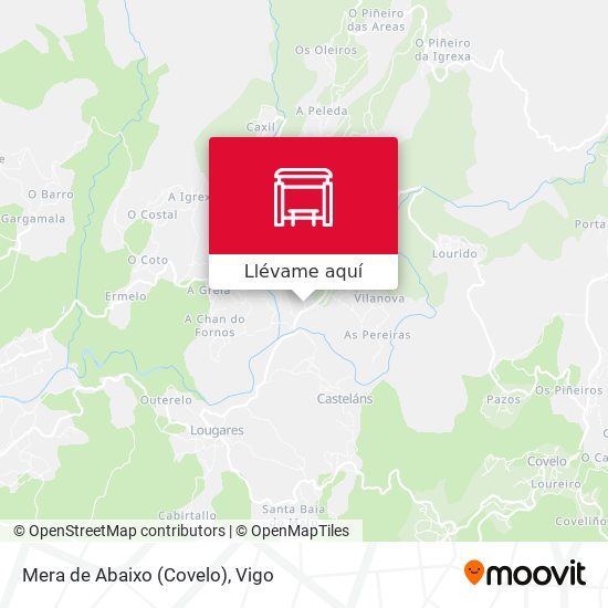 Mapa Mera de Abaixo (Covelo)