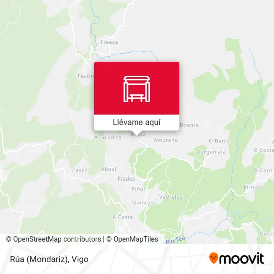 Mapa Rúa (Mondariz)