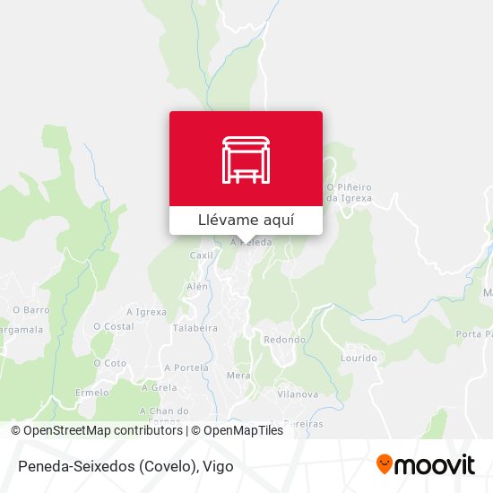 Mapa Peneda-Seixedos (Covelo)