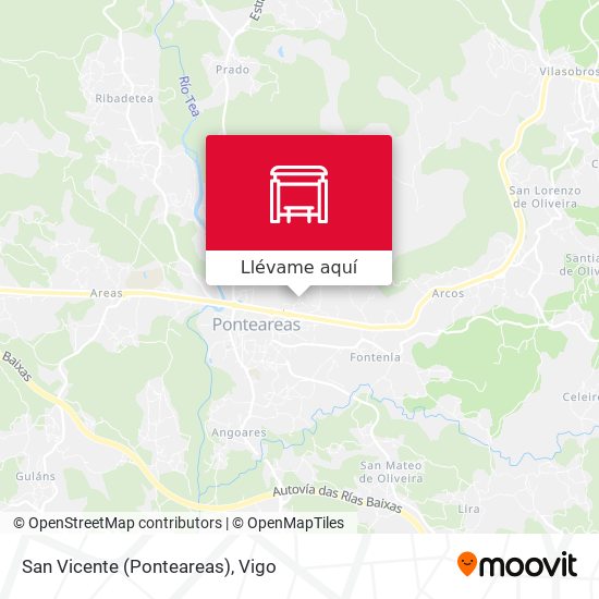 Mapa San Vicente (Ponteareas)