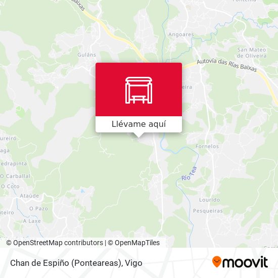 Mapa Chan de Espiño (Ponteareas)