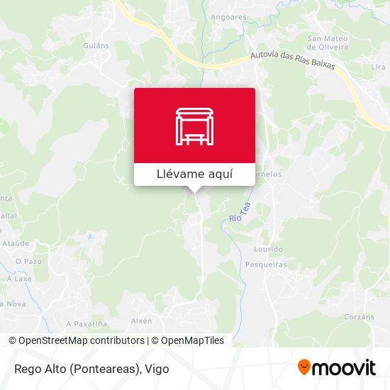 Mapa Rego Alto (Ponteareas)