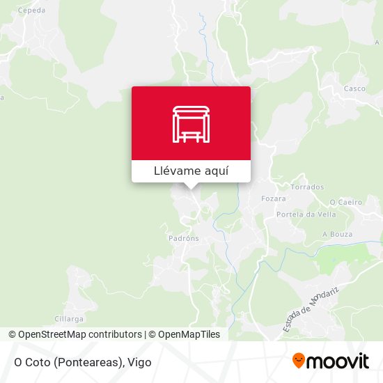Mapa O Coto (Ponteareas)