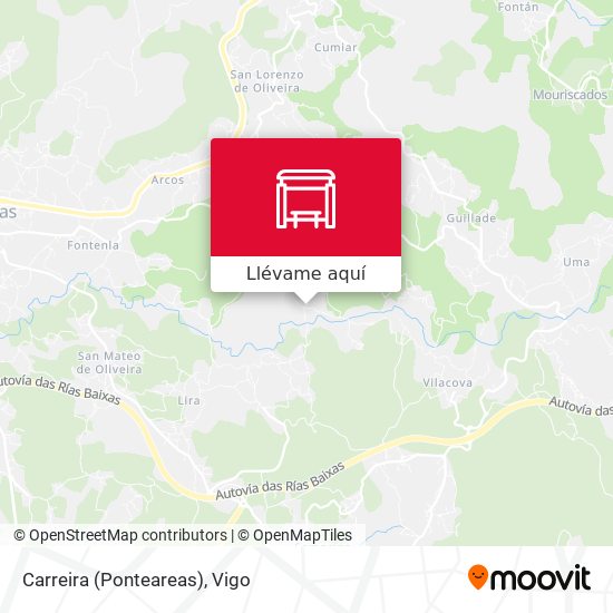 Mapa Carreira (Ponteareas)