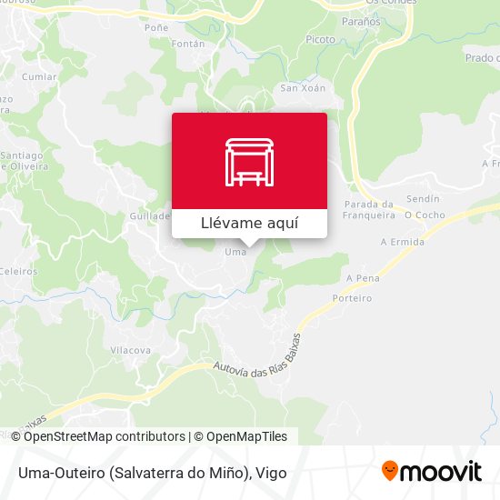 Mapa Uma-Outeiro (Salvaterra do Miño)