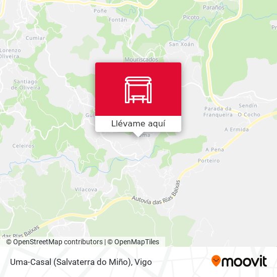 Mapa Uma-Casal (Salvaterra do Miño)