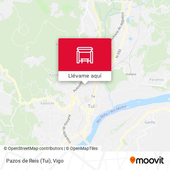 Mapa Pazos de Reis (Tui)