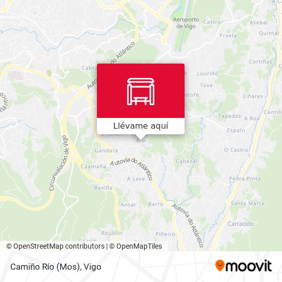 Mapa Camiño Río (Mos)