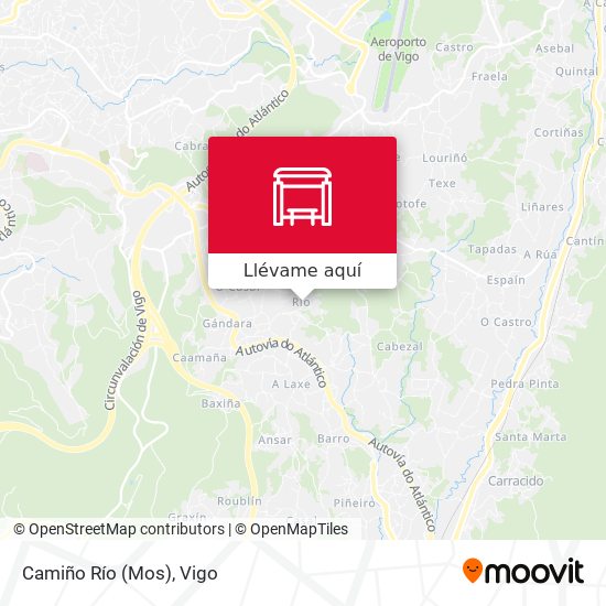 Mapa Camiño Río (Mos)