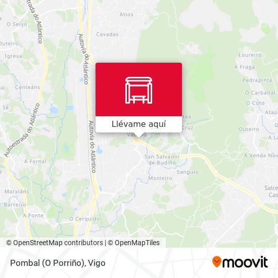 Mapa Pombal (O Porriño)
