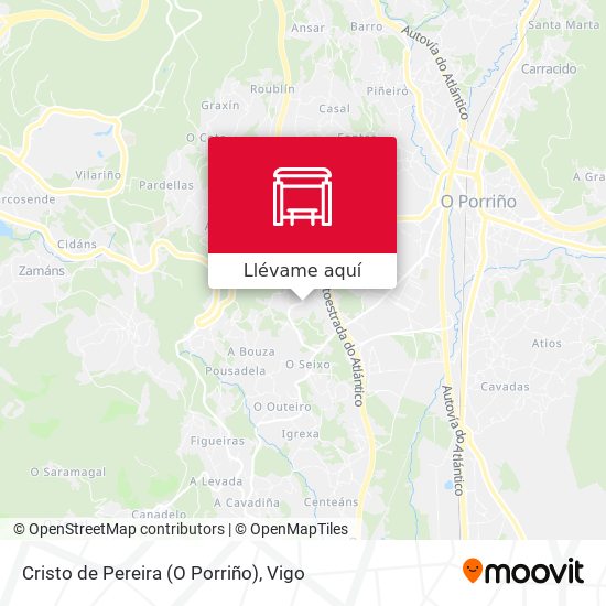 Mapa Cristo de Pereira (O Porriño)