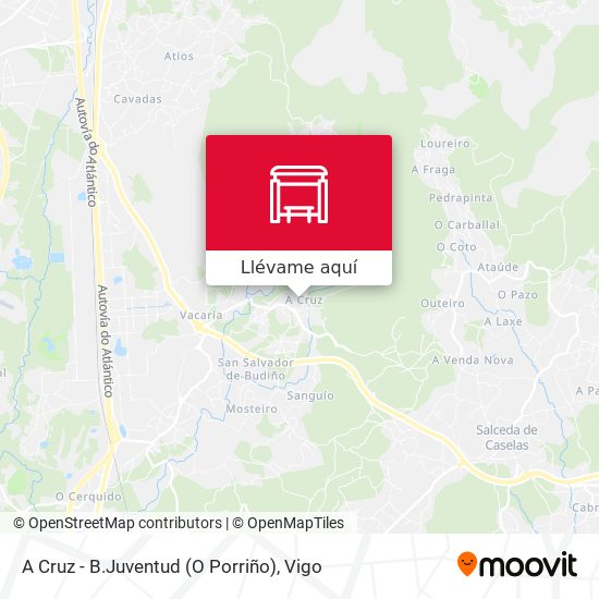 Mapa A Cruz - B.Juventud (O Porriño)