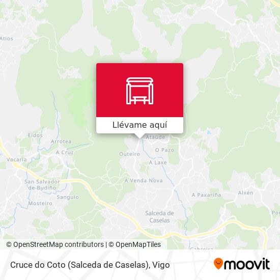Mapa Cruce do Coto (Salceda de Caselas)