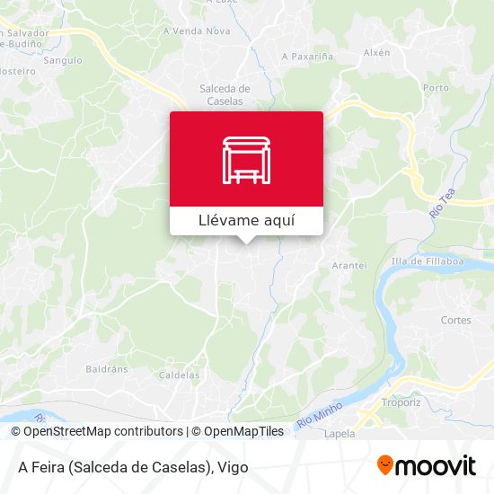 Mapa A Feira (Salceda de Caselas)