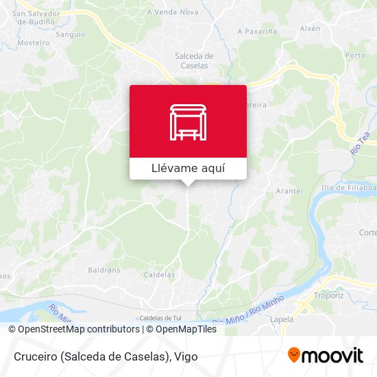 Mapa Cruceiro (Salceda de Caselas)