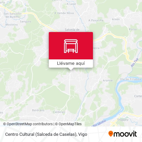 Mapa Centro Cultural (Salceda de Caselas)