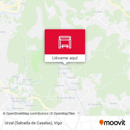 Mapa Urzal (Salceda de Caselas)