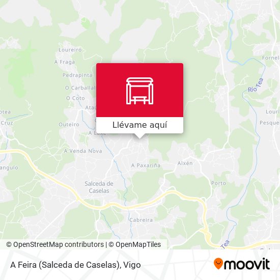 Mapa A Feira (Salceda de Caselas)