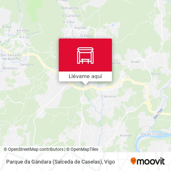 Mapa Parque da Gándara (Salceda de Caselas)