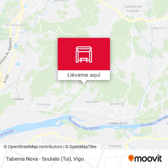 Mapa Taberna Nova - Soutelo (Tui)