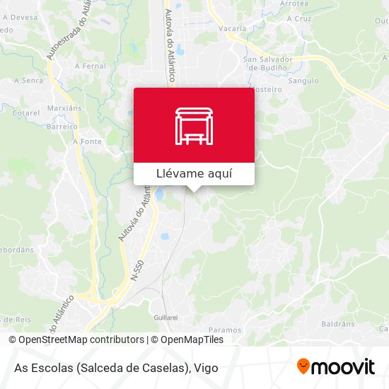 Mapa As Escolas (Salceda de Caselas)
